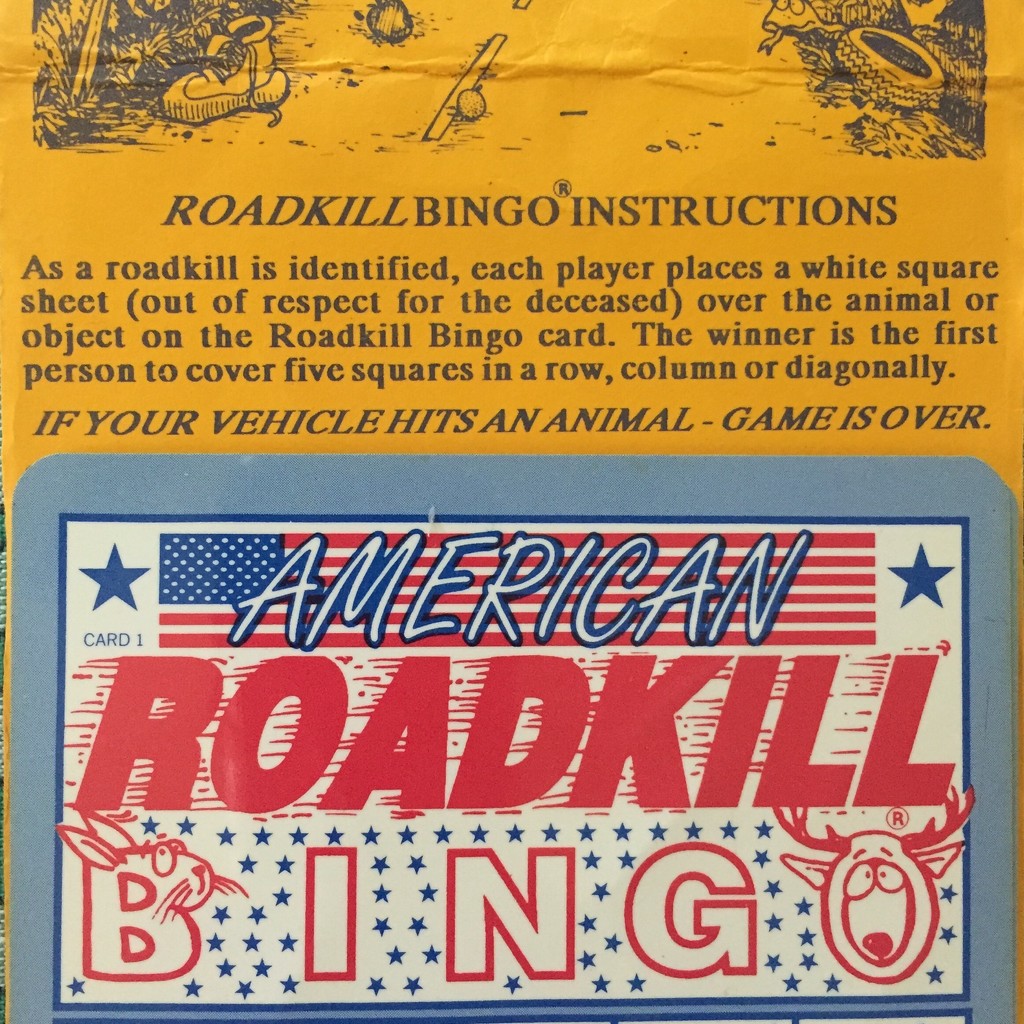 American Roadkill Bingo by mcsiegle