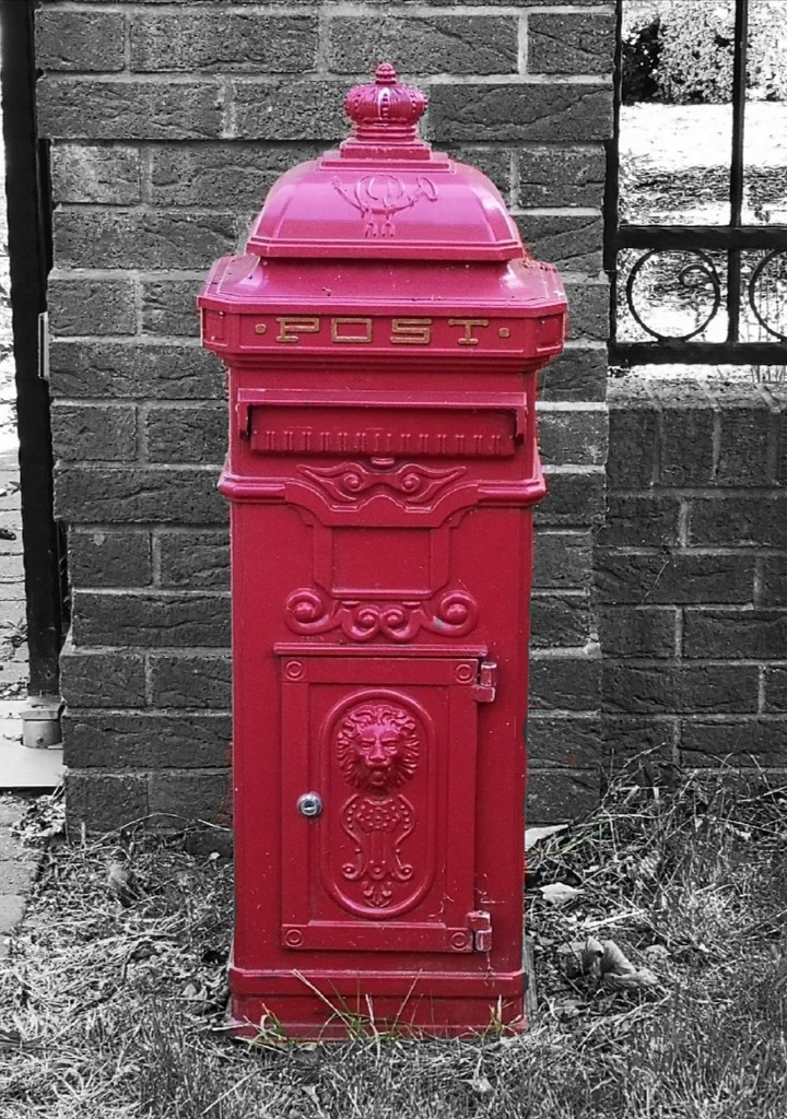Mail Box ~ Colour Splash  by plainjaneandnononsense