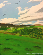2nd Jun 2020 - Hills and valleys (painting)