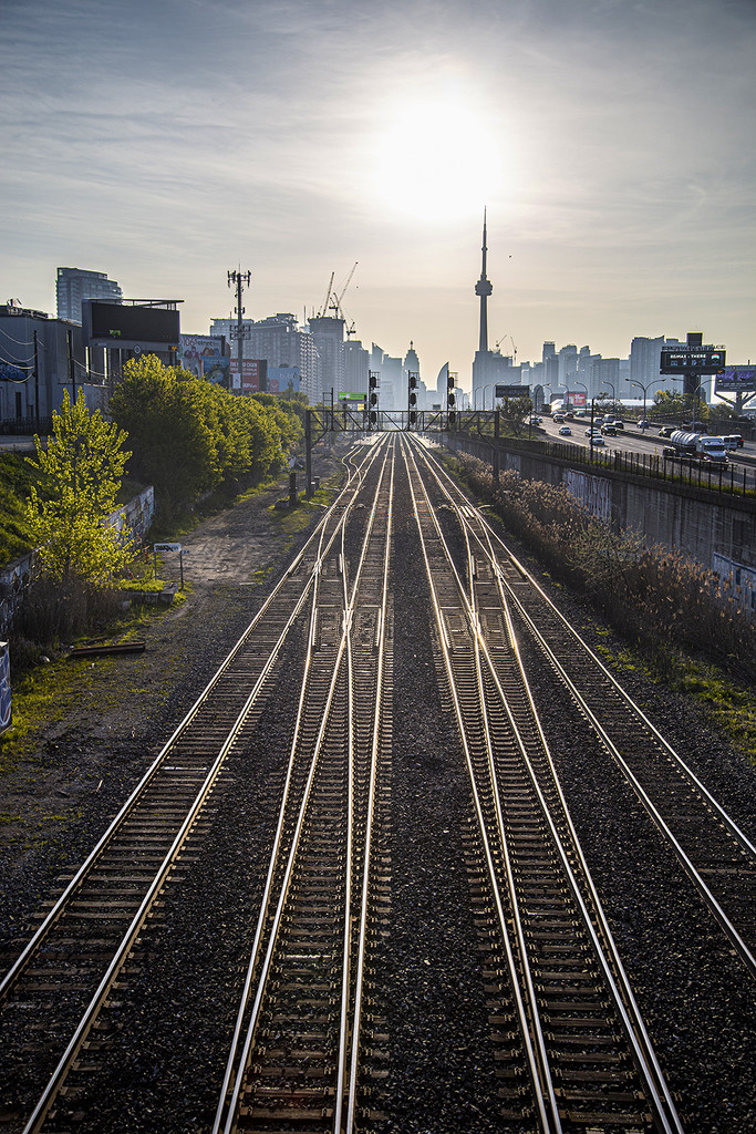 Toronto Railroad Tracks by pdulis