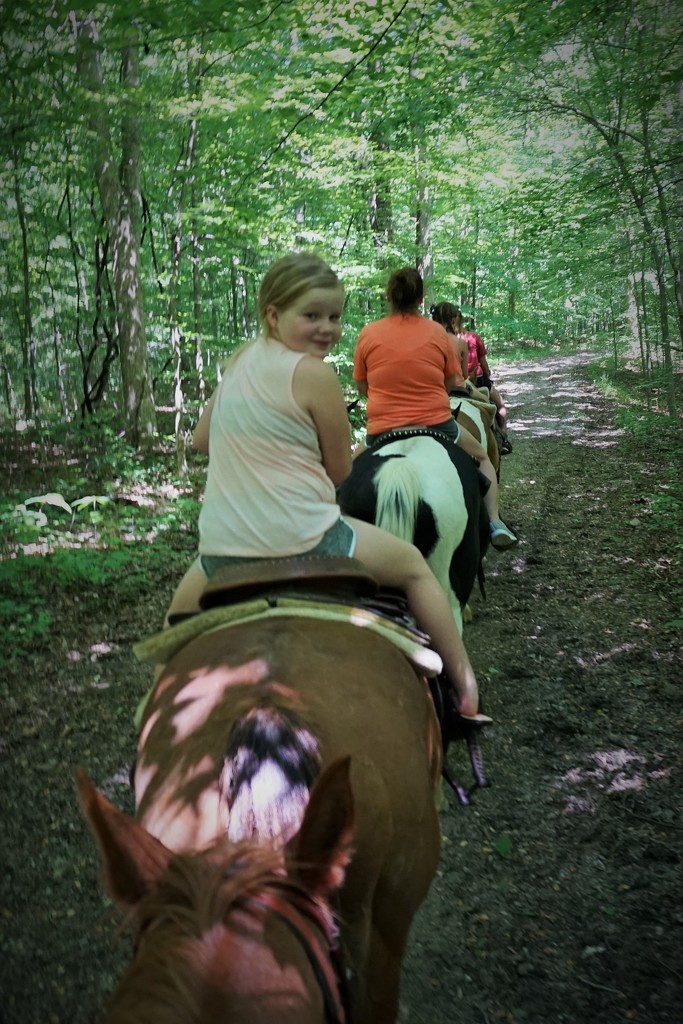Her first time on a horse by tunia