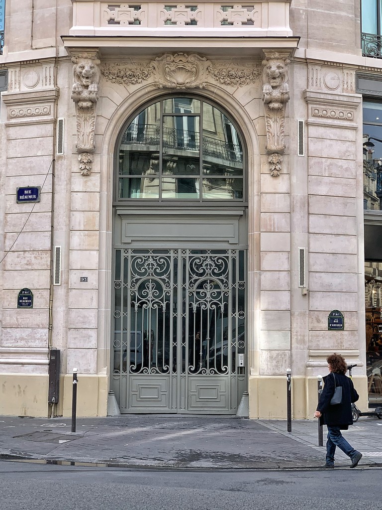 Two hearts on a Parisian door.  by cocobella