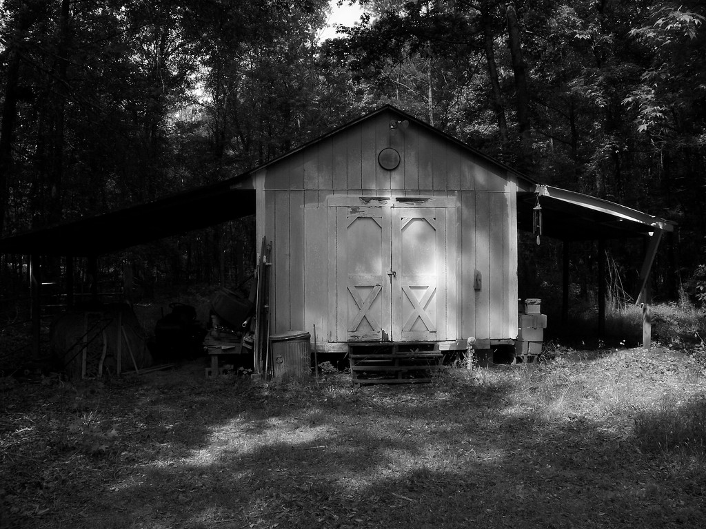 My old tool and tack shed by marlboromaam