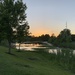 Sunset on the pond by kdrinkie