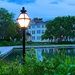 Early evening view of Colonial Lake at the Blue Hour by congaree