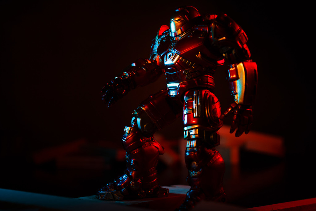 Back in the basement, with Hulkbuster IronMan by batfish