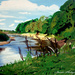 Bend in the river (painting) by stuart46
