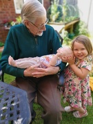 21st Jun 2020 - In celebration of Father's Day - my lovely dad with his two great-grandchildren
