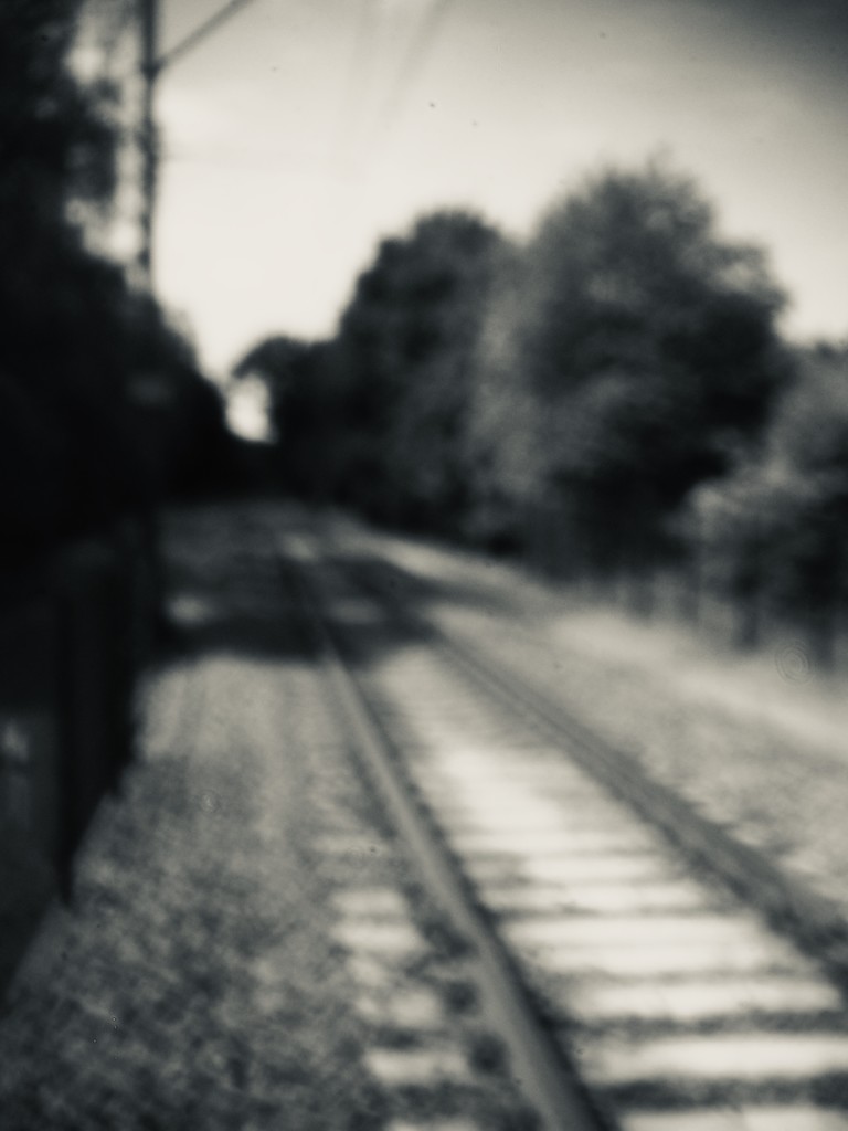 Waiting on the tracks by jacqbb