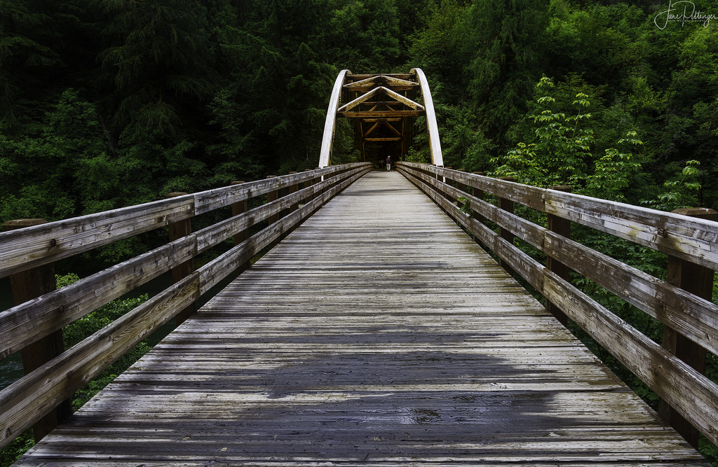 Jim At End Of Bridge by jgpittenger