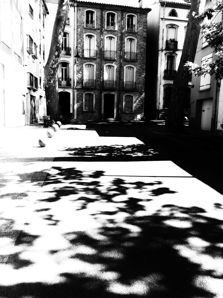 The windows watch while the shadows dance. by laroque