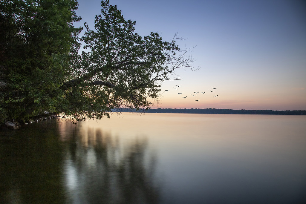 Balsam Lake Sunrise  by pdulis