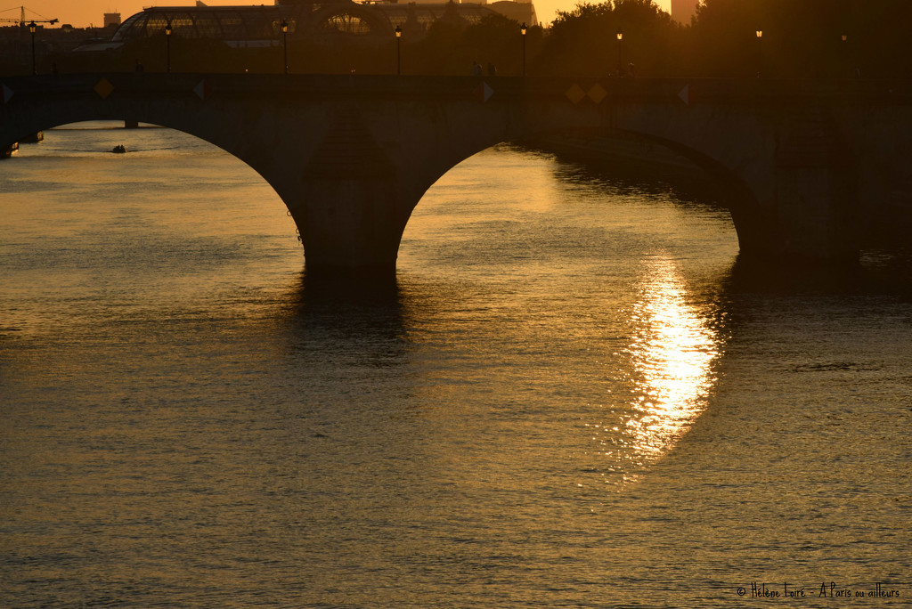 golden Seine by parisouailleurs
