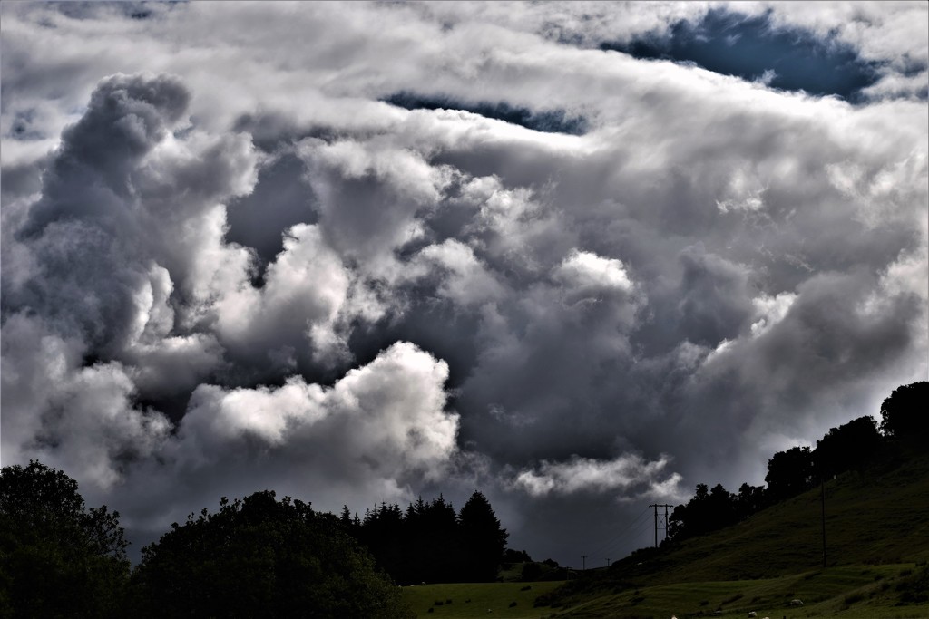 cloud obscuring the hill by christophercox