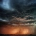 2020-07-02 storm in front of a sunset by mona65