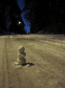 10th Jan 2011 - Little snowman in the street