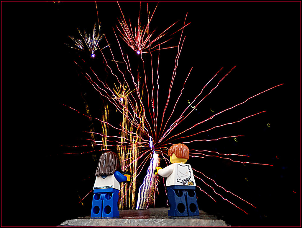 Grammy and Photo Club Phil Photograph Fireworks by olivetreeann