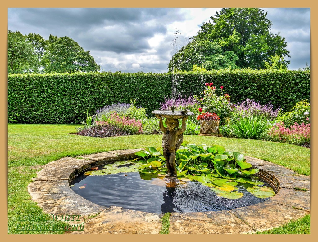Fountain,Coton Manor Gardens by carolmw
