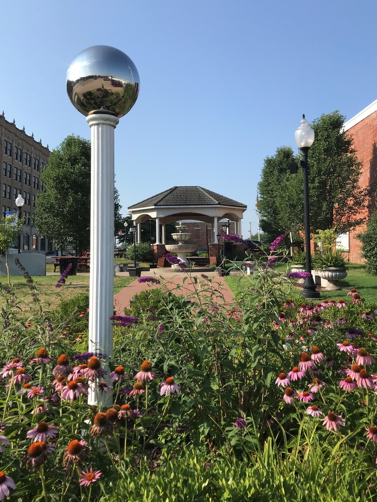Gazebo and park on Main St. by tunia