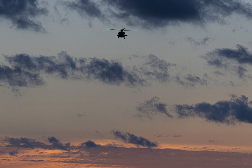 Black Hawk Sunset Departure by timerskine