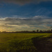 Sunset on the hayfield... by thewatersphotos