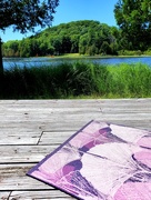13th Jul 2020 - yoga on lake deck