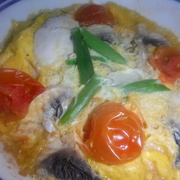 20th Jul 2020 - Circular Tomatoes in My Omelette
