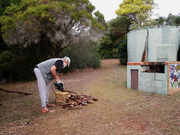 21st Jul 2020 - Cutting some woods