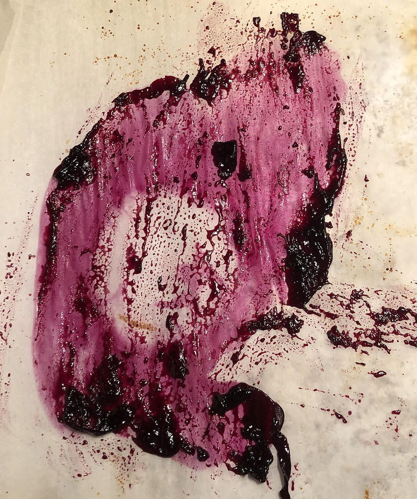 Blueberry sauce abstract by homeschoolmom