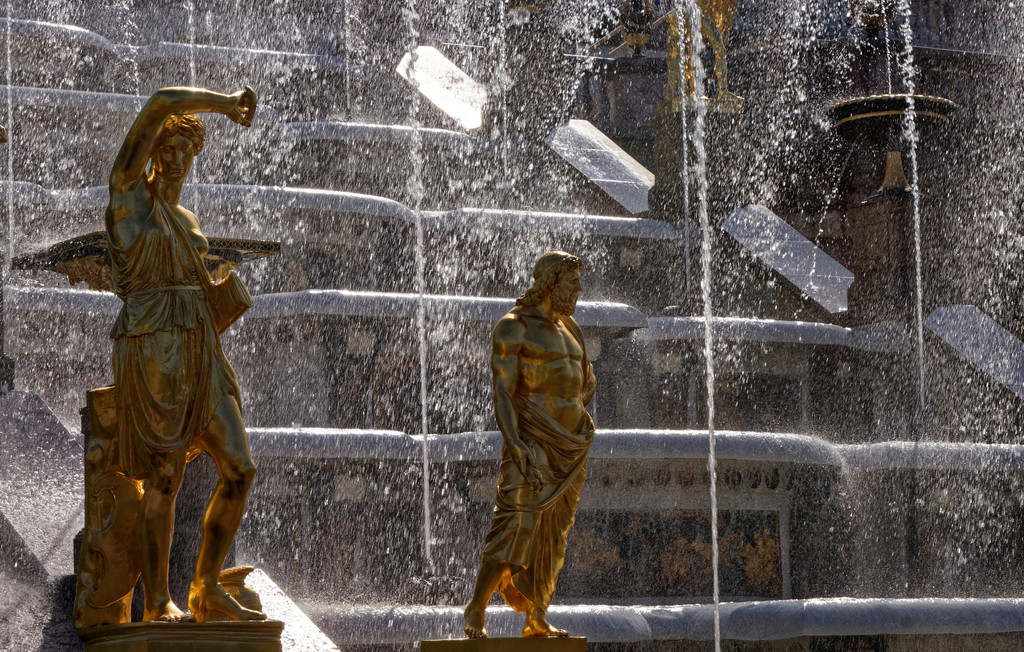 0723 - Statues within the cascade at Peterhof by bob65