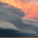 Majestic clouds over Charleston Harbor at sunset by congaree