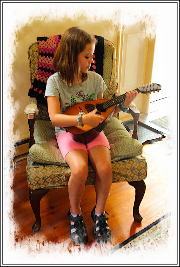 Her Great Great Grandmother's Mandolin by olivetreeann