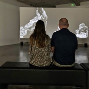 26th Jul 2020 - Daughter and father at the museum. 