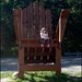 Lucy and the BIG CHAIR by olivetreeann