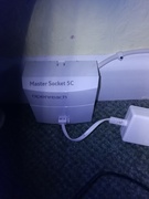 28th Jul 2020 - We have a brand new master socket in the position in the hall that we want! 