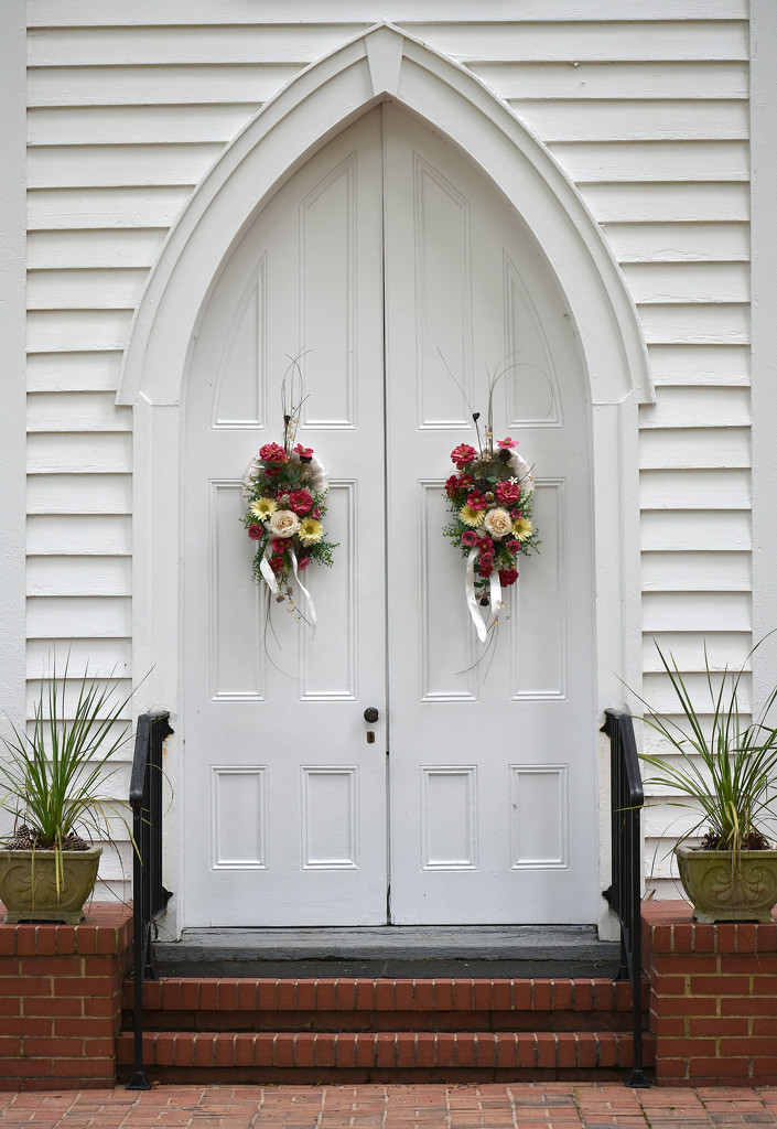 Church doors by homeschoolmom