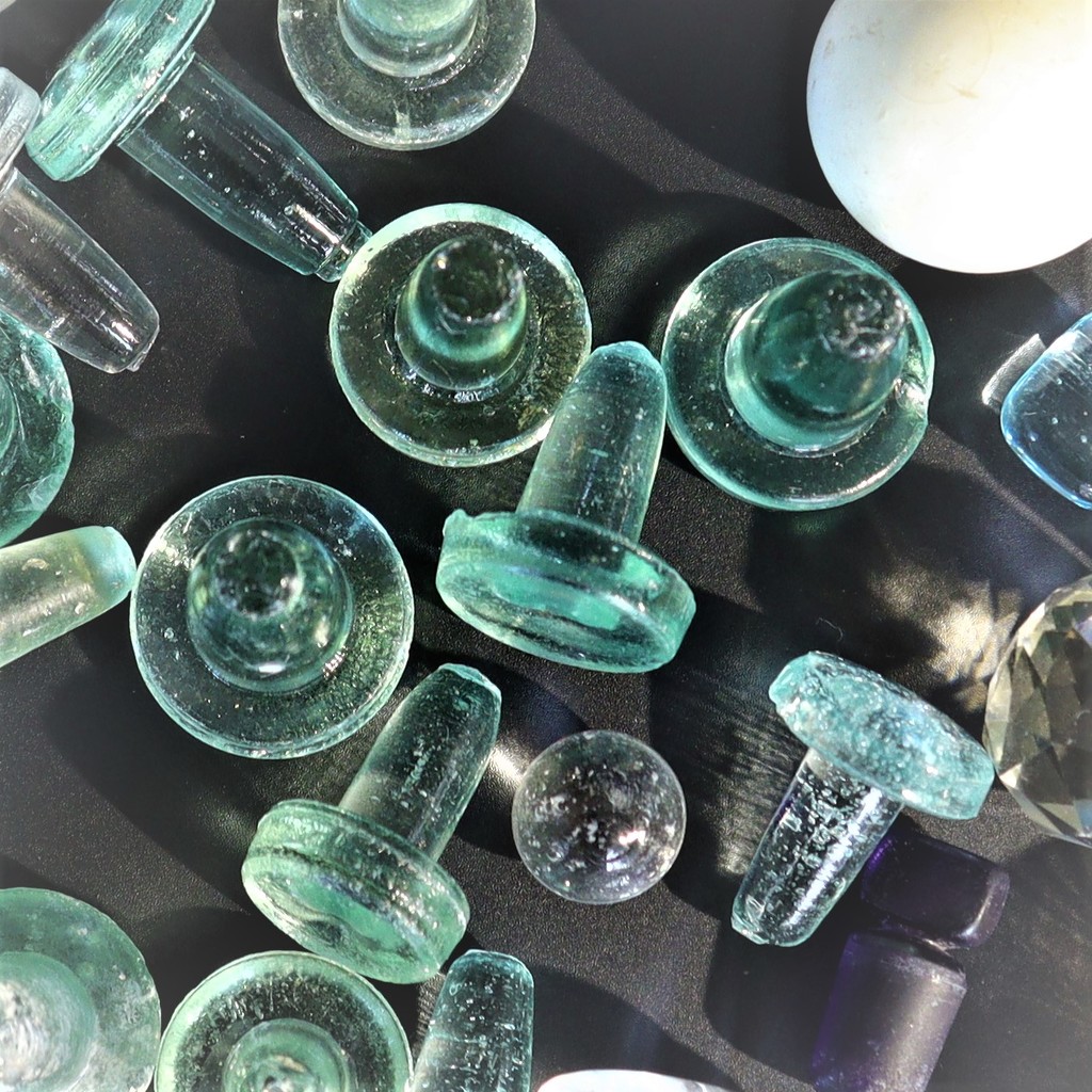 old glass stoppers by sandradavies