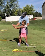 30th Jul 2020 - Golf lessons with daddy