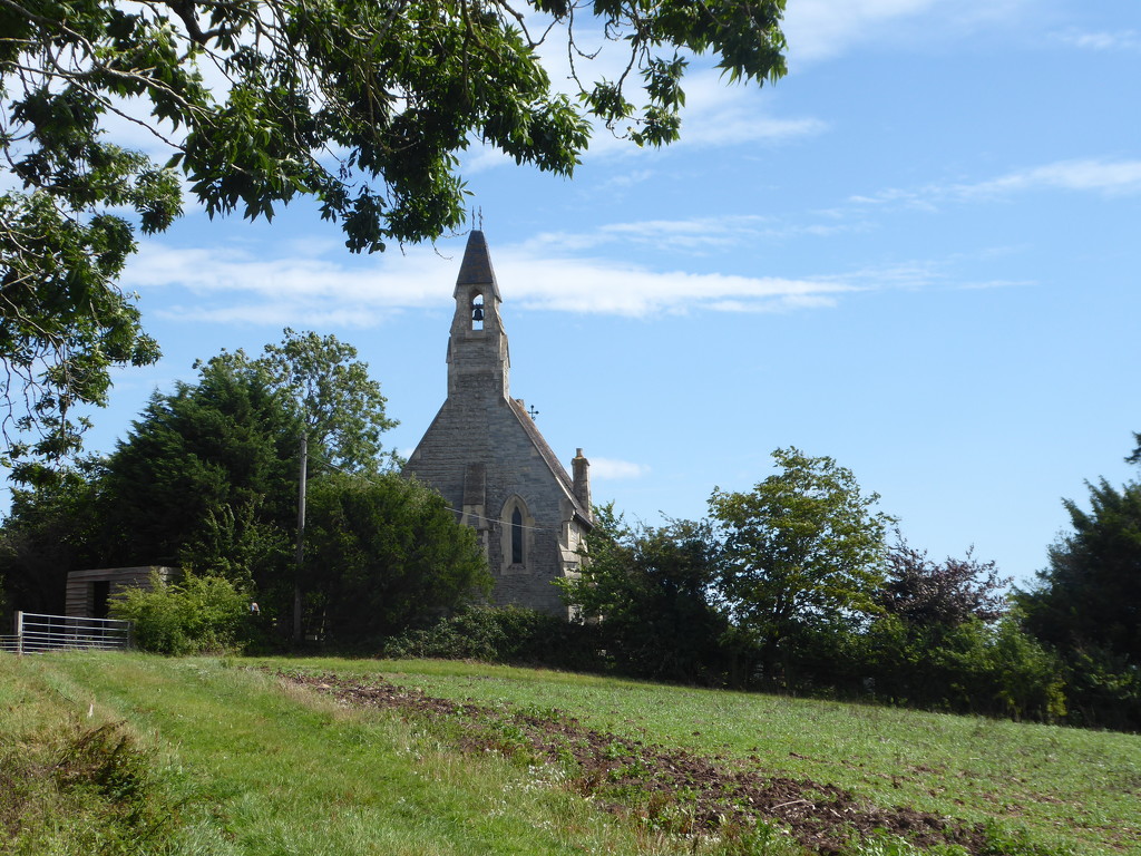 Little chapel on the hill by speedwell