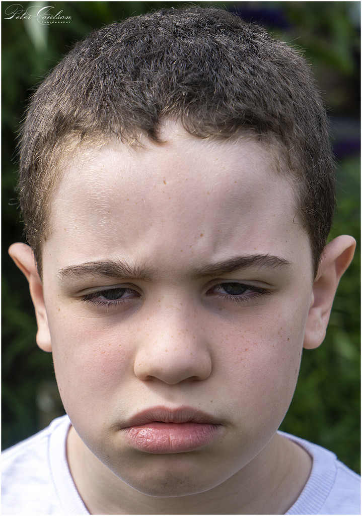 Grumpy Boy by pcoulson