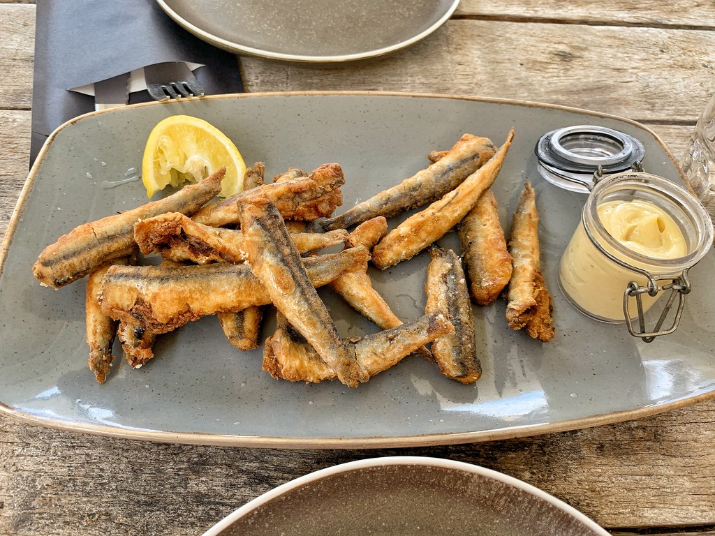 Fried anchovies.  by cocobella