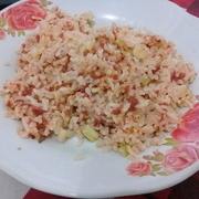 7th Aug 2020 - fried rice using instant seasoning