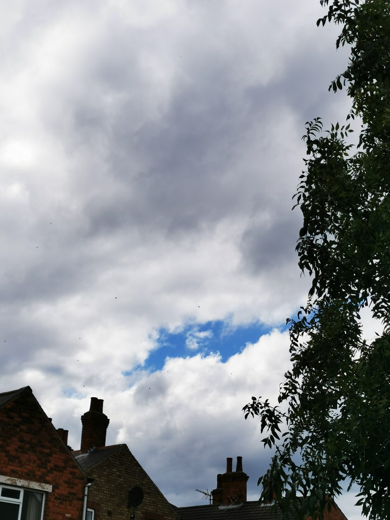 Storm clouds v blue sky by plainjaneandnononsense