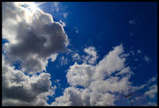 8th Aug 2020 - Clouds and Sunburst