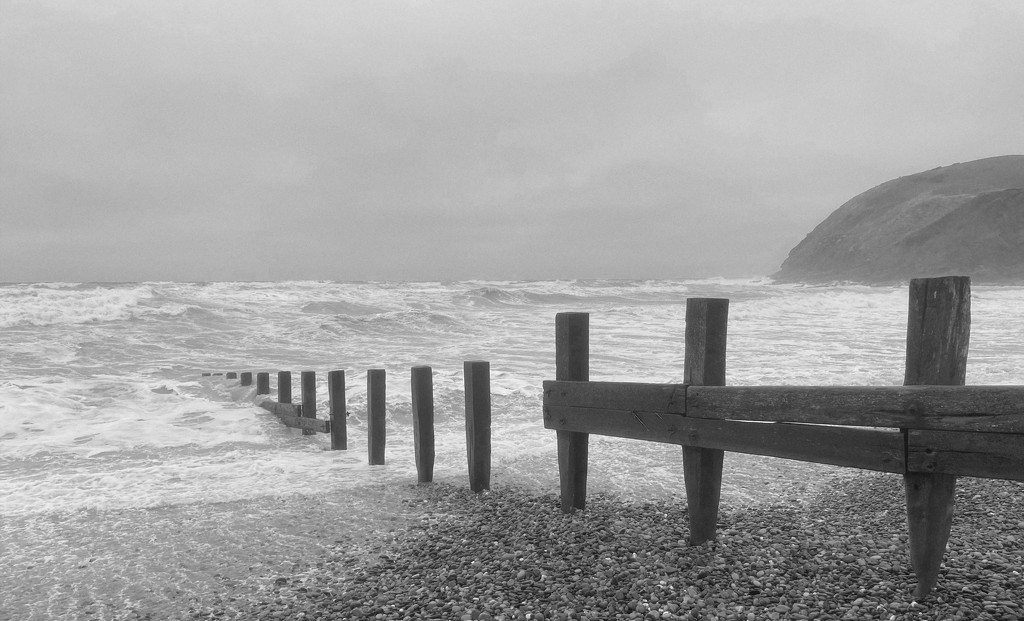 St Bees - on a wet & windy afternoon  by mollw