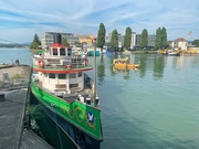 15th Aug 2020 - Boat by the Rhine river. 