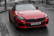 16th Aug 2020 - Bright Red Car on a Dull Wet Day