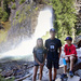 The kids at Wilson Creek Falls by kiwichick