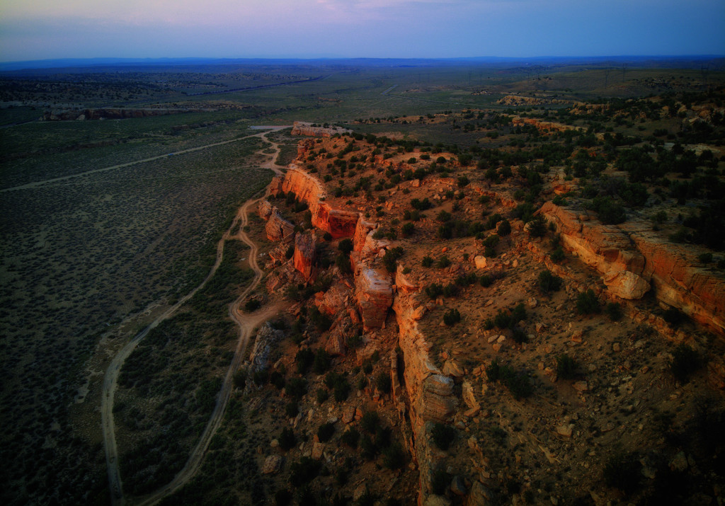 Drone over Red Rocks by jeffjones