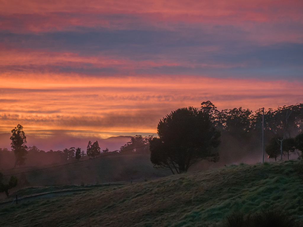 Foggy sunrise by gosia
